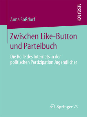 cover image of Zwischen Like-Button und Parteibuch